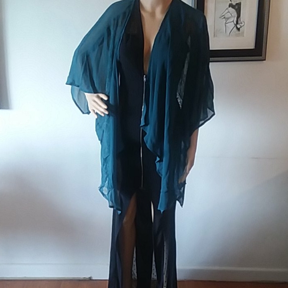 Teal kimono - Picture 5 of 8